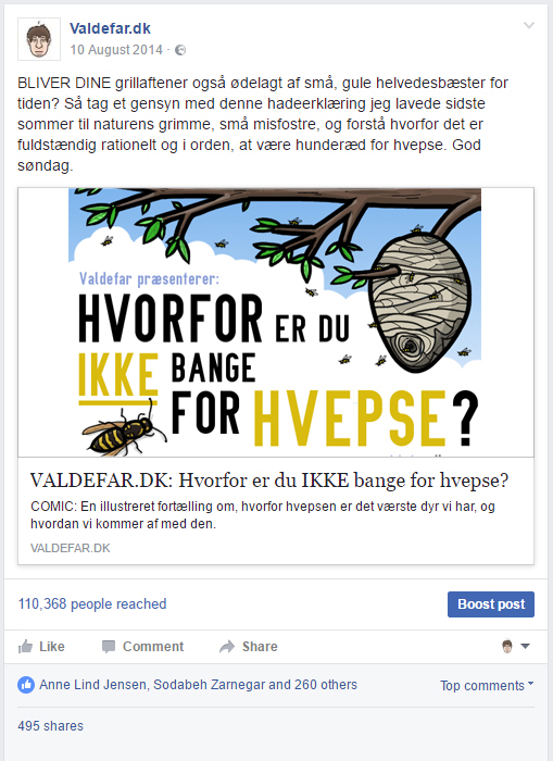 valdefar hvepse